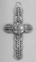 Stanley Szwarc visionary stainless steel cross, early 1990s, 1.75x5 P1010998.jpg