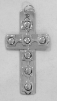 Stanley Szwarc visionary stainless steel cross, c. 1992, 2x3 P1020217.jpg