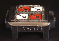 Stanley Szwarc Painted Stainless Steel Box - 6 Stanley Szwarc Painted Stainless Steel Box - 6