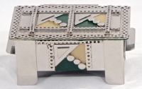 Stanley Szwarc Painted Stainless Steel Box - 61 Stanley Szwarc Painted Stainless Steel Box - 61