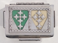 Stanley Szwarc Painted Stainless Steel Box - 62 Stanley Szwarc Painted Stainless Steel Box - 62