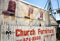 Church Furniture after a repainting, Cicero Avenue near 46th Street