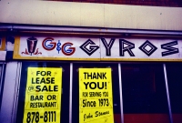 G&G Gyros, Montrose at Damen. Gone G&G Gyros, Montrose at Damen. Gone