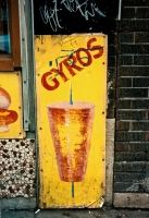 VersionWestern and 47th Street. The first gyros sign I shot, and still an ideal. Gone. 2