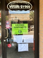 The beginning of the end for Hellas Gyros on Bryn Mawr. The family has since reopened it in River West. The beginning of the end for Hellas Gyros on Bryn Mawr. The family has since reopened it in River West.