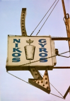 One of the old Niko's signs, Western Avenue and Diversey in Chicago. Gone One of the old Niko's signs, Western Avenue and Diversey in Chicago. Gone