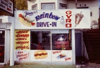 Jimmy's Rainbow Drive-In, Western Avenue near Berteau. Gone