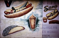 More classic Chicago foods. Sam's Drive Inn, Central Avenue at Schubert. Gone