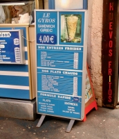 Le Gyros. Latin Quarter, Paris