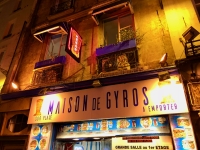 Maison de Gyros, the Latin Quarter, Paris, 2018 Maison de Gyros, the Latin Quarter, Paris, 2018