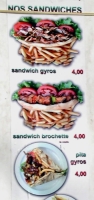 Nos sandwiches, Latin Quarter, Paris Nos sandwiches, Latin Quarter, Paris