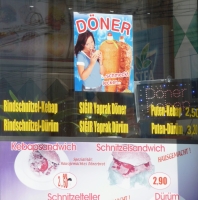 Döner sign, Salzburg, Austria Döner sign, Salzburg, Austria