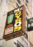 An early Mr. Gyros sign, Division and Clark. Gone An early Mr. Gyros sign, Division and Clark. Gone