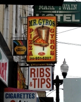 Mr. Gyros, Division and Clark. Gone Mr. Gyros, Division and Clark. Gone