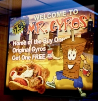 Mr. Gyros, Division Street at Clark Mr. Gyros, Division Street at Clark