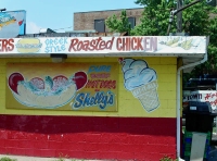 Multi-part food stand extravaganza at Shelly's Tasty Freeze, Lincoln Avenue at Winona. Gone