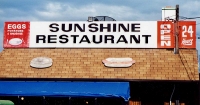 Sunshine Restaurant,  Elston Avenue and Addison. Signs gone