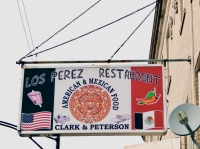 Los Perez Restaurant, Clark Street near Peterson. Gone