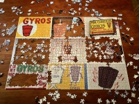 My custom gyros sign puzzle