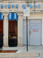 The Parthenon Gyros Restaurant, State Street, Madison, Wisconsin. Since 1972