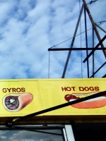 Best Sub #3 Gyros, Belmont Avenue near Central. This sign is gone Best Sub #3 Gyros, Belmont Avenue near Central. This sign is gone