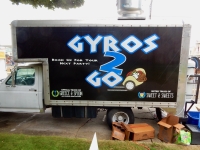 Gyros 2 Go. Hot off the cone! Sheboygan, Wisconsin
