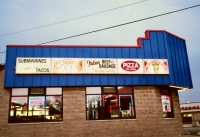 King #2 Famous Gyros, Milwaukee Avenue at Foster. Sign gone