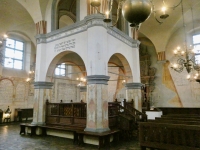 The synagogue at Tiktin (Tykocin), Poland. Now a museum