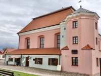 The synagogue at Tiktin (Tykocin), Poland. Now a museum. Much more elaborate inside