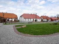 Houses around the main square in Tykocin