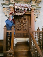 The synagogue at Tiktin (Tykocin), Poland. Now a museum