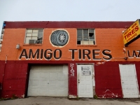 Wall sign, Amigo Tires, Highway 31A, Nashville, Tennessee-WaRoadside Wall sign, Amigo Tires, Highway 31A, Nashville, Tennessee-WaRoadside