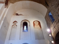 Wall painting in the Mosque of Cristo de la Luz, Toledo. Later turned into a church