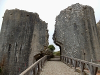 Entrance towers, Corfe Castle