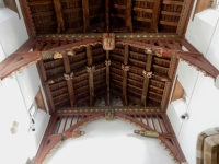 15th century roof, St. John the Baptist Church, Bere Regis, England