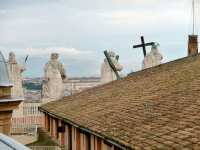 St. Peter's rooftop saints