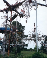 Vollis Simpson's whirligig park in Lucama, North Carolina, circa 1989