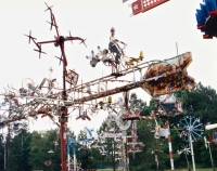 Vollis Simpson's whirligig park in Lucama, North Carolina, circa 1989