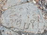 Words and symbols at the Waikoloa petroglyphs