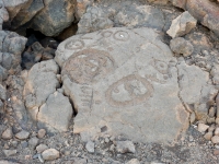 Various symbols, the Waikoloa petroglyphs