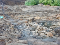 The Waikoloa petroglyphs, with the King's Trail passing through them