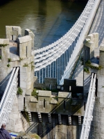 The 1822-26 Conwy suspension bridge