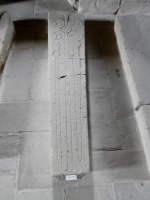 Medieval grave marker, Valle Crucis Abbey, Llangollen, Wales. 13th century