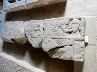 Medieval grave marker, Valle Crucis Abbey, Llangollen, Wales. 13th century