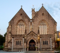 The 11th century Priory Church of St Mary, Abergavenny