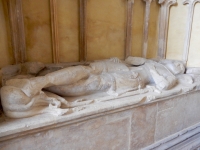 A relatively natural pose, Priory Church of St Mary, Abergavenny