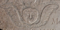 Grave marker at Brecon Cathedral, Wales