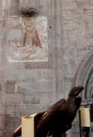 Wall painting, Brecon Cathedral, Wales