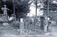 Fred Smith's Wisconsin Concrete Park, Phillips, postcard Fred Smith's Wisconsin Concrete Park, Phillips, postcard