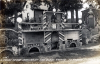 Peace Monument at Wegner grotto, Sparta, Wisconsin, postcard